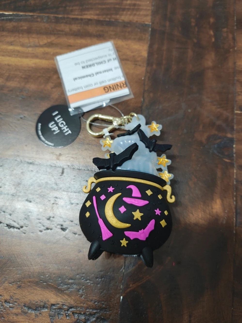 NWT Bath & Body Works Halloween Light-Up Cauldron PocketBac H